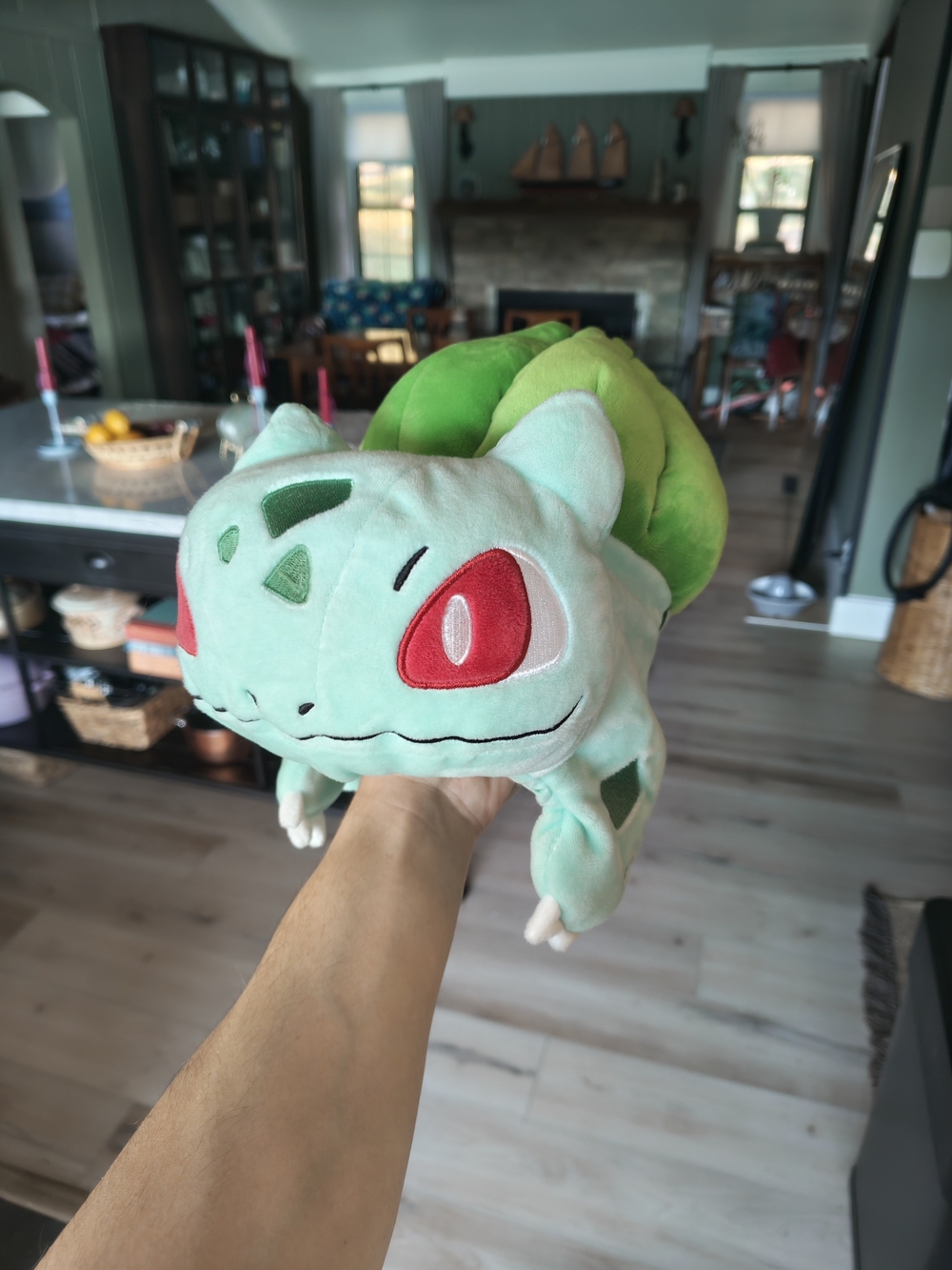 Bulbasaur Plush Toy hat - Green Stuffed Pet Plush